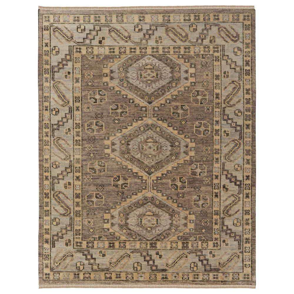 Feizy Fillmore 2" x 3" Brown and Gray Area Rug, , large