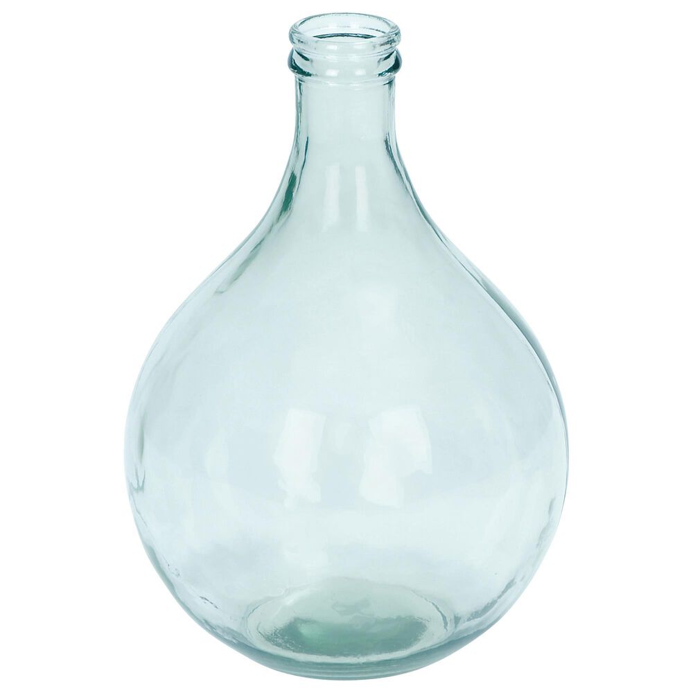 Maple and Jade 17" x 11" Farmhouse Glass Vase in Clear, , large