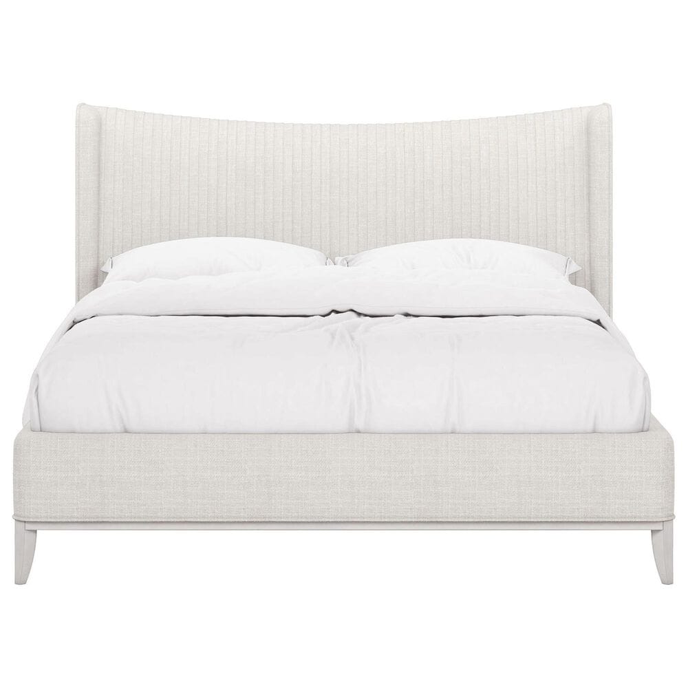 Vantage Mezzanine King Upholstered Shelter Bed in Dove Gray, , large