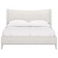 Vantage Mezzanine King Upholstered Shelter Bed in Dove Gray, , large