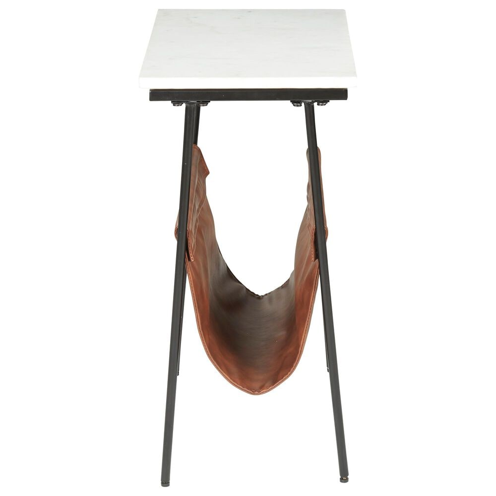 Ashley Etanbury Accent Table in Brown/Black/White, , large