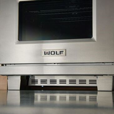 Wolf 36" Dual Fuel Range Kick Plate in Stainless Steel, , large