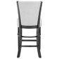Crown Mark Camelia 5-Piece Counter Height Dining Set in Black, , large