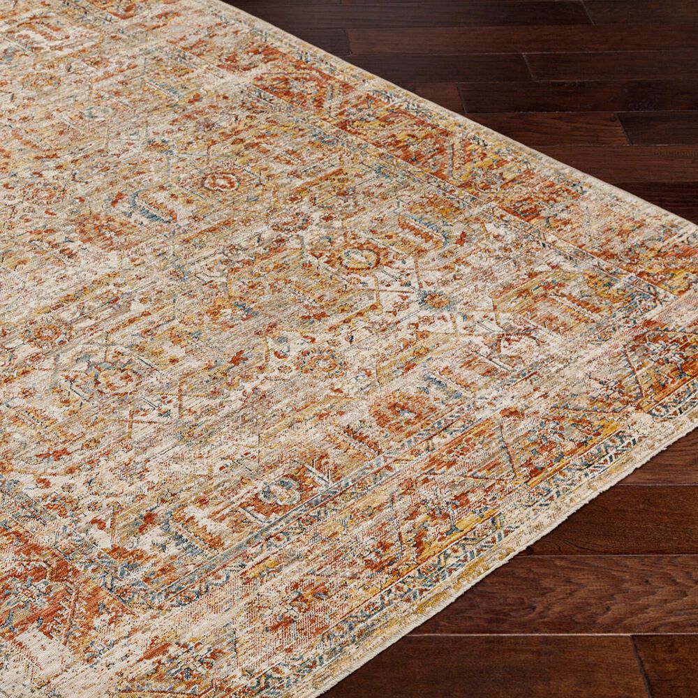 Surya Aspendos 12&#39; x 15&#39; Dusty Pink, Rust, Burgandy, Wheat, Taupe, Gray, Charcoal, Denim, Black and Cream Area Rug, , large
