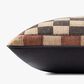 Loloi 22" Square Checkered Throw Pillow in Black and Multicolor, , large