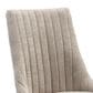 Hearth and Haven Rayon Side Chair with Beige Cushion in Light Brown (Set of 2), , large
