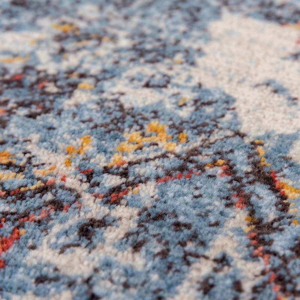 RIZZY Ovation OVA105 8&#39; x 10&#39; Blue and Beige Area Rug, , large