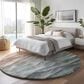 Dalyn Rug Company Pacifica PA2 8" Round Teal Area Rug, , large