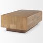 Mercana Hayden Rectangular Coffee Table in Light Brown, , large