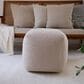 L.R. Home Boucle Ottoman in Beige, , large