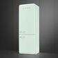 SMEG 18.01 Cu. Ft. Retro Bottom Freeze Refrigerator with Right Hinge in Pastel Green, , large