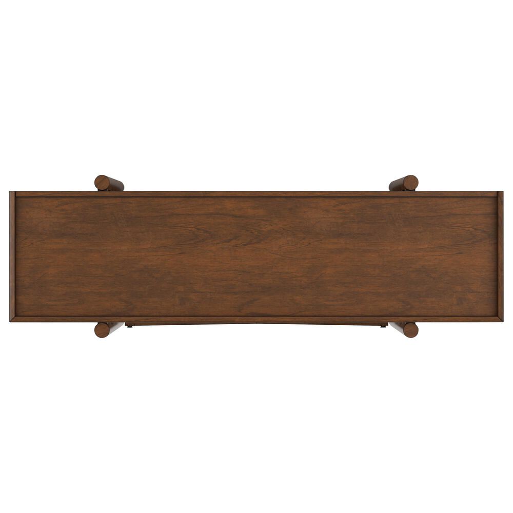 Ashley Lyncott 2-Piece Desk and Bookcase Set in Brown, , large