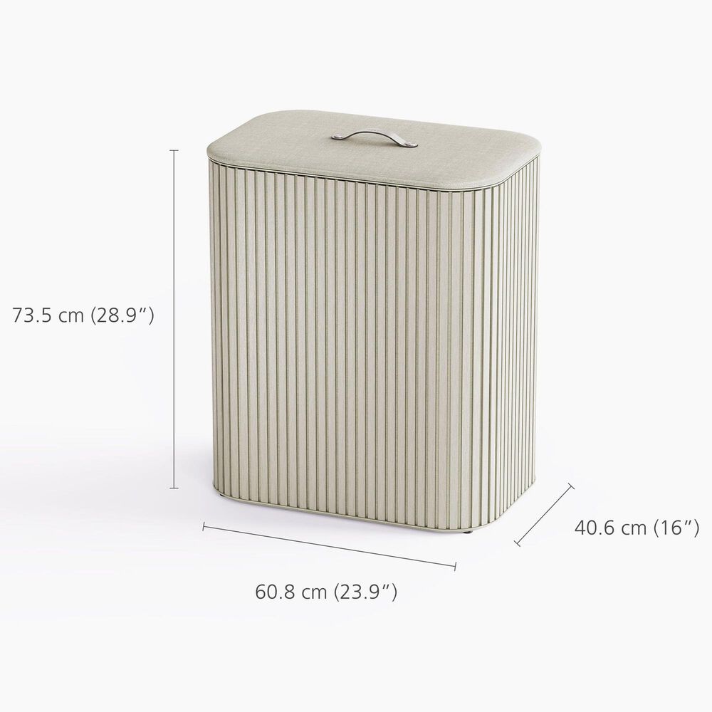 Joseph Joseph Tota Trio Luxe 90L Laundry Separation Basket in Ecru, , large