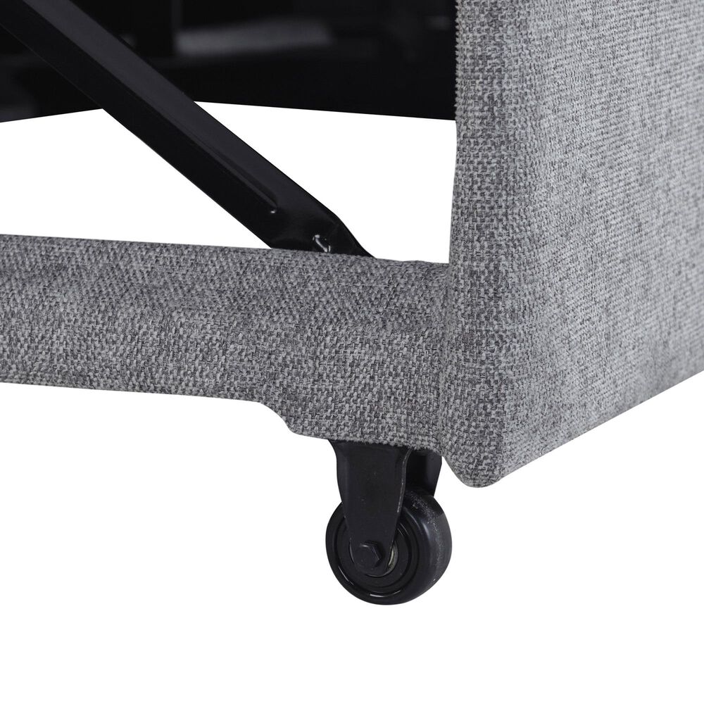 Lifestyle Solutions Mia Convertible Sofa in Light Gray, , large
