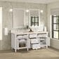 James Martin Vanities Lorelai 72" Double Vanity in Bright White with 3 cm Eternal Marfil Quartz Top, , large