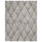 Safavieh Micro-Loop MLP151H 8" x 10" Charcoal and Ivory Area Rug, , large