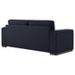 Lifestyle Solutions Riles Stationary Storage Sofa in Navy Blue, , large