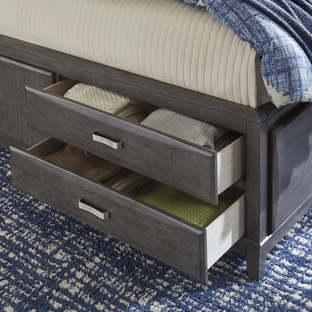 Ashley Caitbrook 2-Piece Queen Storage Bed Set in Gray, , large