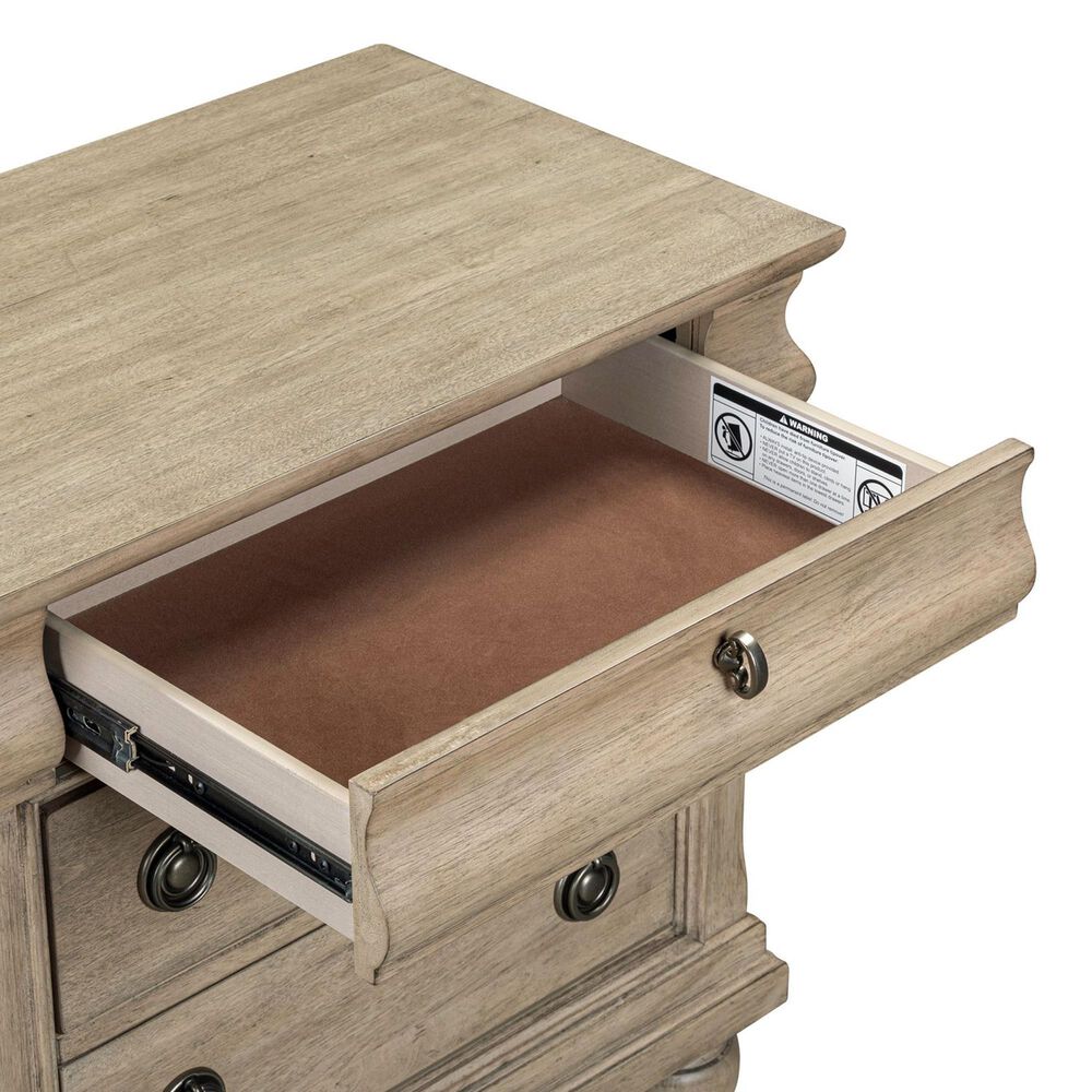 Belle Furnishings Rustic Traditions 3-Drawer Nightstand in Saddle Tan, , large