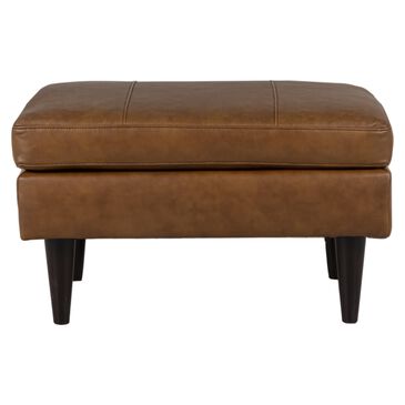 Best Home Furnishings Trafton Leather Ottoman in Rust Tan , , large