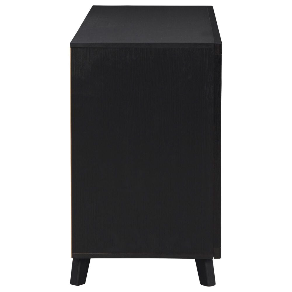 Ashley Danziar 6-Drawer Dresser in Matte Black, , large