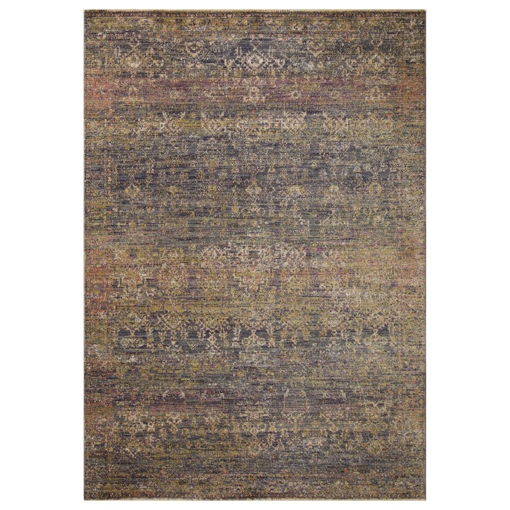 Loloi Bradbury 3"7" x 5"7" Ink and Multicolor Area Rug, , large