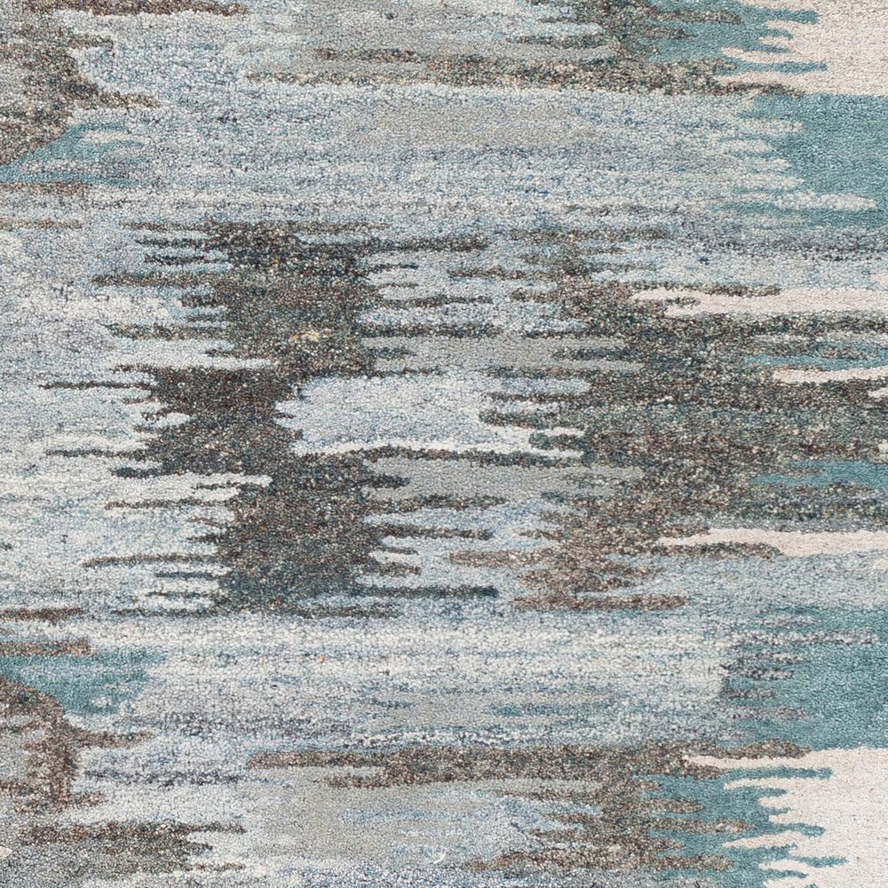 Surya Montclair 4&#39; x 6&#39; Teal, Sage, Light Beige, Charcoal, Blue and Light Gray Area Rug, , large