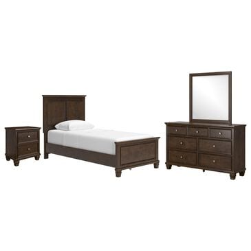 Ashley Danabrin 4-Piece Twin Panel Bedroom Set in Brown, , large