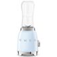 Smeg 2-Speed Personal Blender in Pastel Blue and Chrome, , large