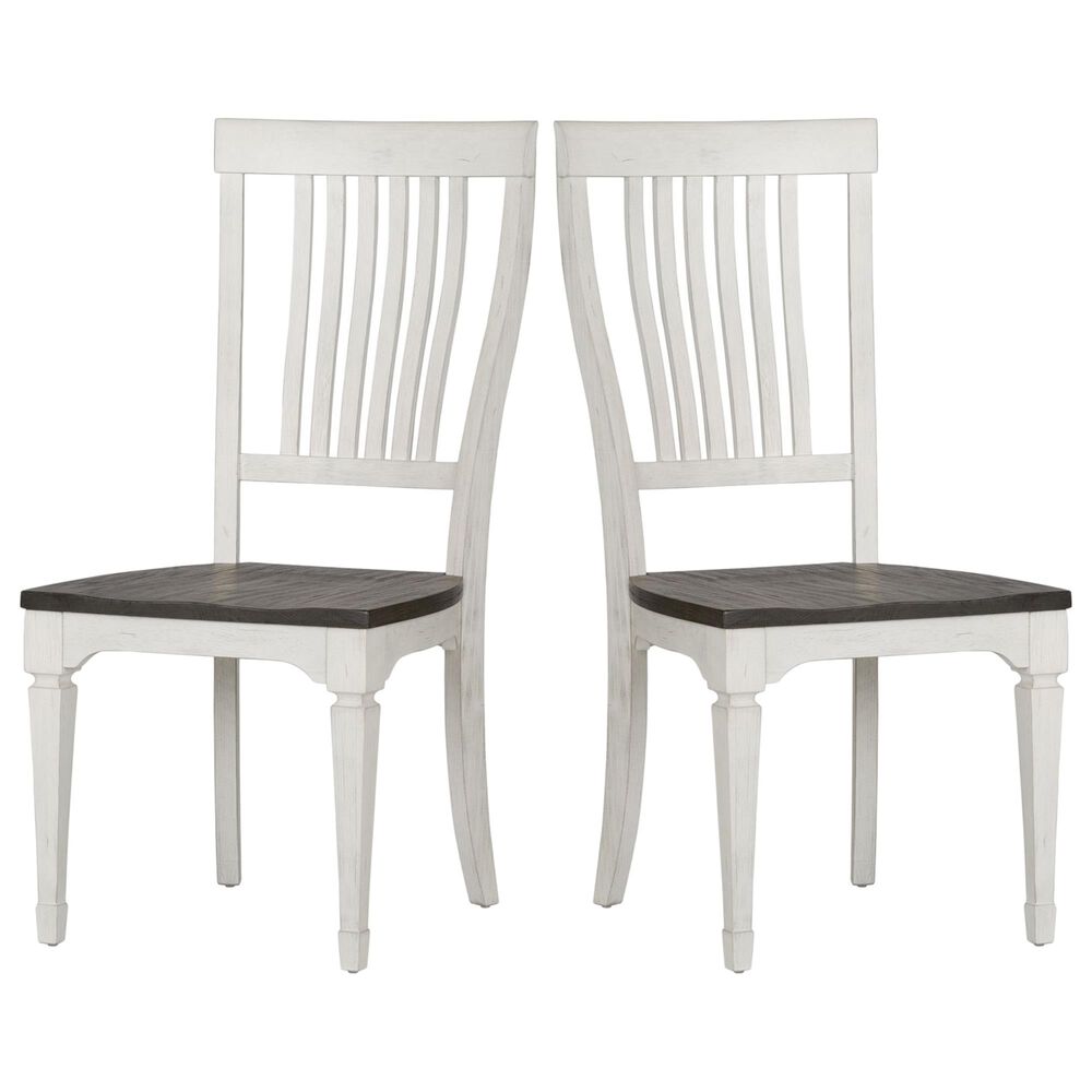 Belle Furnishings Allyson Park Side Chair in White &#40;Set of 2&#41;, , large