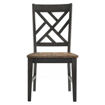 Hawthorne Furniture Harper Side Chair in Brushed Brown and Pecan, , large