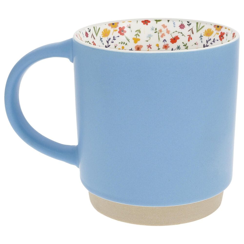 Pavilion 18 oz Cat Asleep Mug in Blue, , large