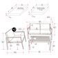 CorLiving Eden 4-Piece Patio Conversation Set in Grey, , large