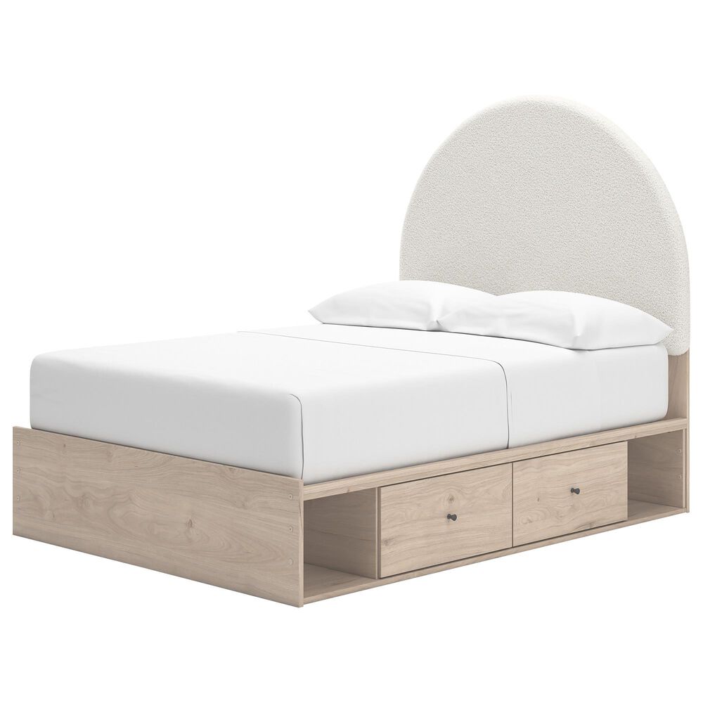 Ashley Arloster Full Storage Bed with Four Drawer in Tan, , large