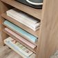 Sauder Craft Workstation with Storage in Khaki Pine, , large