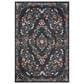 Rifle Paper Co. x Loloi Maison Tuileries 5" x 7"6" Black Area Rug, , large