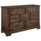Viceray Collections Cool Rustic 4-Piece Queen Plank Bedroom Set with Storage in Mink, , large