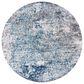 Safavieh Aston  3" Round Light Blue and Grey Area Rug, , large
