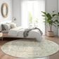 Dalyn Rug Company Kochi KC6 Sage 8" Round Area Rug, , large