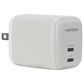 Ventev 65W Dual USB-C GaN Mini Wall Charger in White, , large