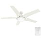 Hunter Correne 56" Ceiling Fan with LED Light in Fresh White, , large