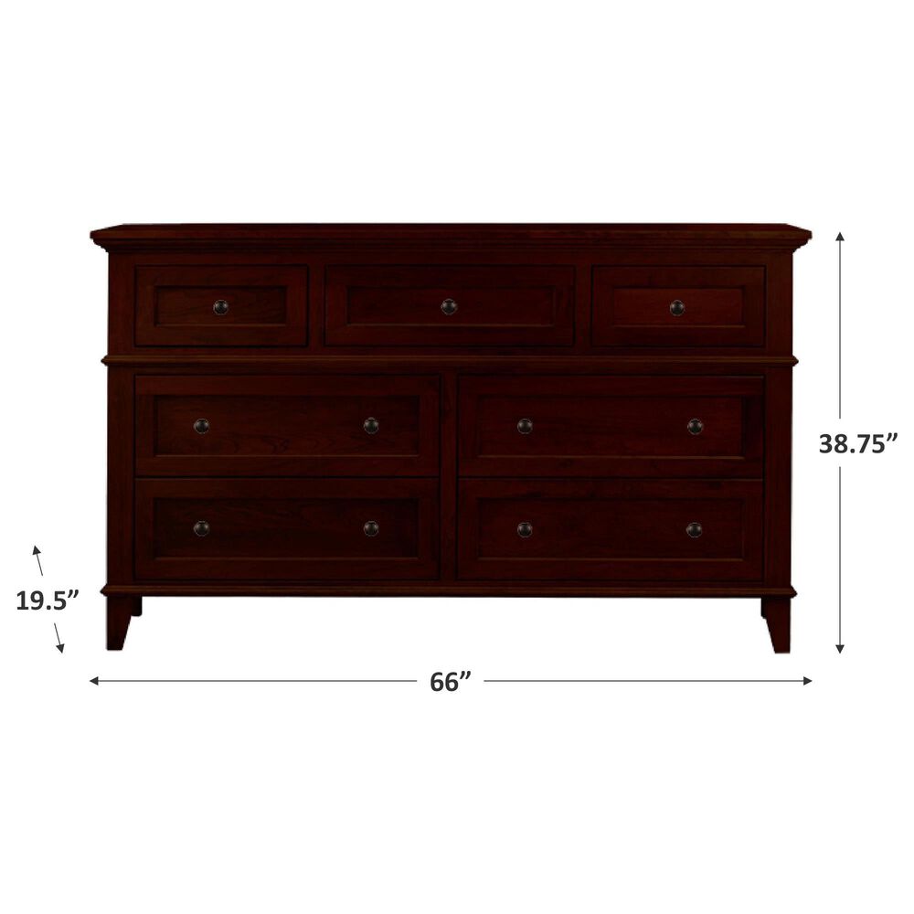 Fleming Furniture Co. Brentwood 7-Drawer Dresser in Sunset, , large