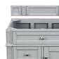James Martin Vanities Brittany 30" Single Bathroom Vanity in Urban Gray with 3 cm Charcoal Soapstone Quartz Top and Rectangle Sink, , large