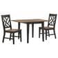 INTERCON Harper 3-Piece Rectangular Dining Set in Brushed Brown and Pecan, , large