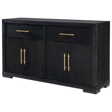 Legacy Classic Westwood Dark Credenza with Wine Storage in Charred Oak, , large