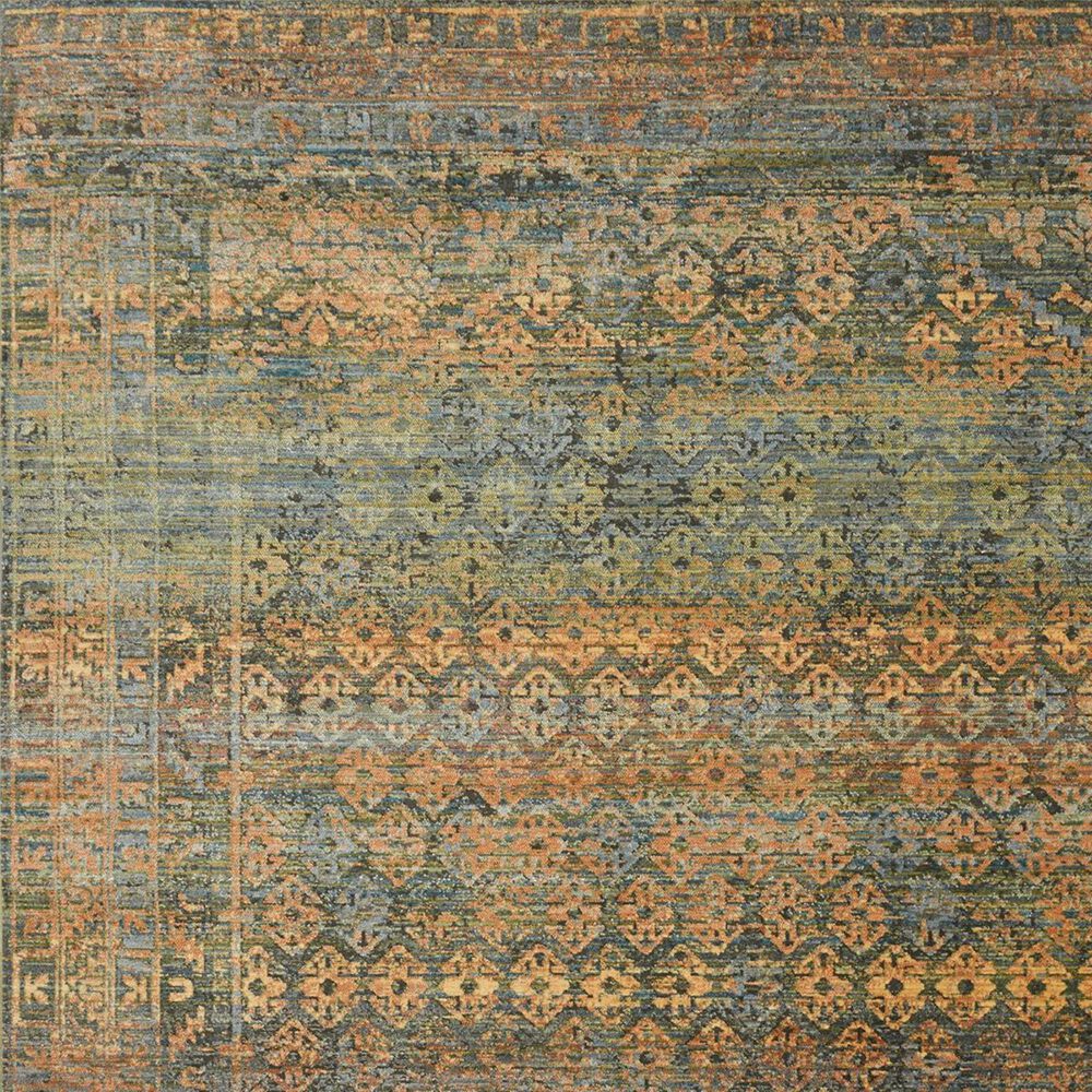 Loloi Javari JV-03 2&#39;6&quot; x 4&#39; Lagoon and Fiesta Area Rug, , large