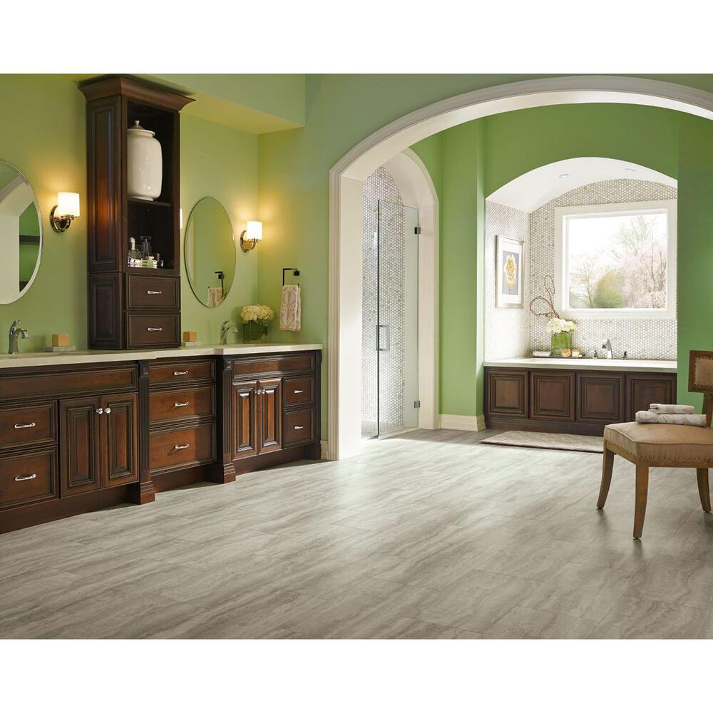 Armstrong Rigidcore Piazza Travert Dovetail 12" x 24" Luxury Vinyl Tile, , large