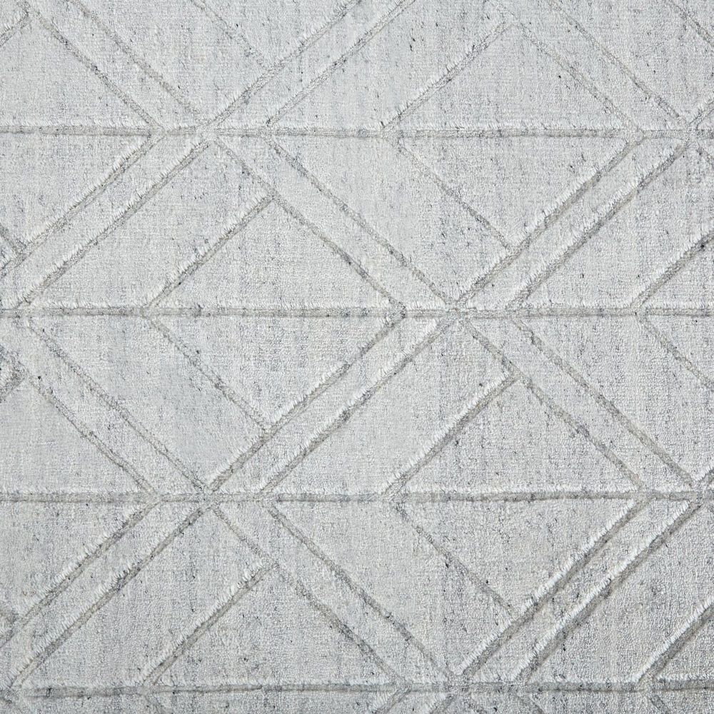 Feizy Redford 8847F 9&#39; x 12&#39; White and Silver Area Rug, , large