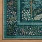 Loloi Canopy Peacock Forest Teal 8"6" x 11"6" Area Rug, , large