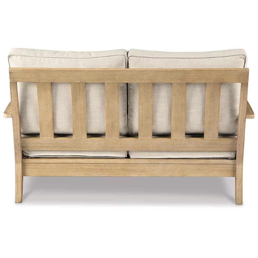 Signature Design by Ashley Clare View 6-Piece Patio Conversation Set in Grayish Brown, , large